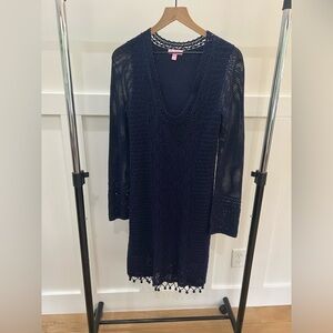 Lily Pulitzer Navy dress with Liner